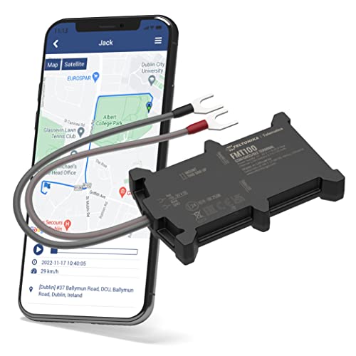 Localizador GPS de Vehiculos Transpoco FMT100 - Antirrobo Coche Furgoneta Moto Camión Caravana Híbrido Eléctrico - Prueba Gratuita - Sin Contrato - Pago por subscripción - Necesita activación