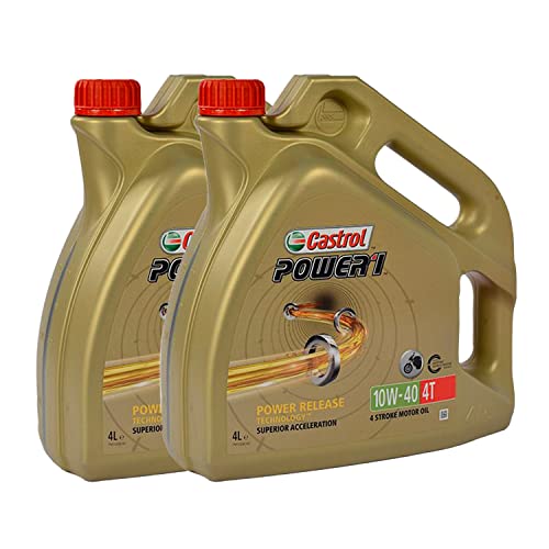 LUBRIALPHA Castrol Power 1 4T 10W40 4 litros 8 Litri