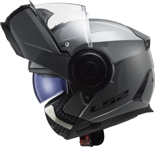 LS2, Casco modular de moto, Scope nardo gris, XXL