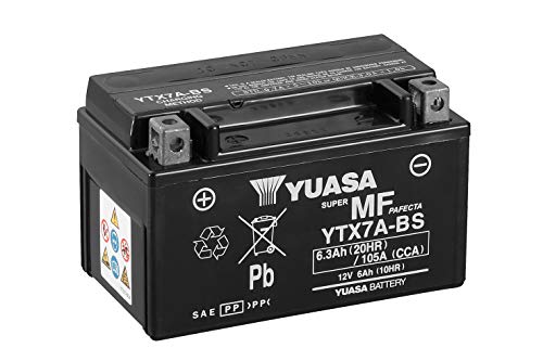 Yuasa Batería de mantenimiento YTX7A-BS (WC)