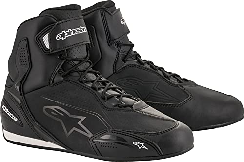 Alpinestars Motorradsc, Botas de Moto Unisex Adulto, Negro Y Negro, 42.5 EU