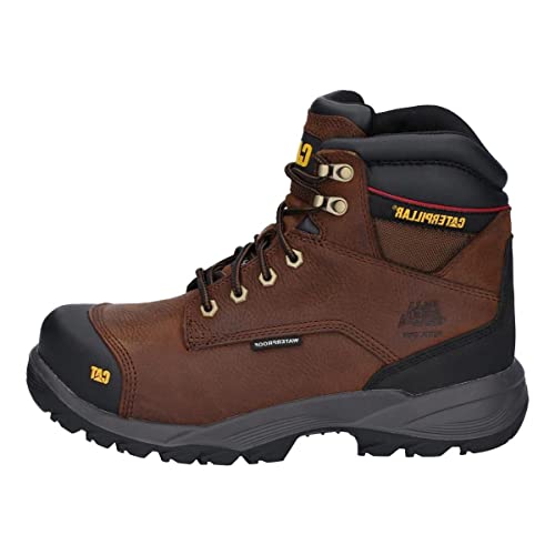 CAT Workwear Mens Spiro Leather Lace Up Safety Work Boots