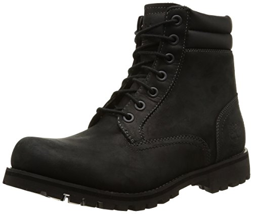 Timberland Foraker 6-Inch Waterproof, Botas Chukka Hombre, Negro Black Full Grain, 41 EU