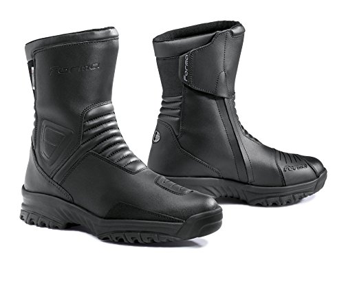 FORMA Botas de Moto Valley Seine WP con Homologación de Tipo CE, Negro, 37