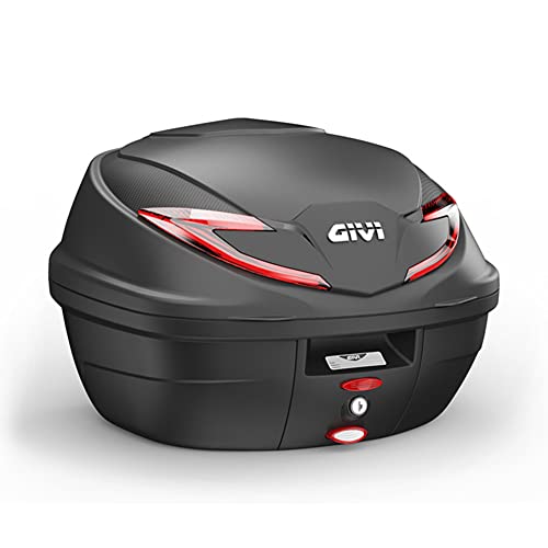 GIVI Baúl Monolock 36L B360N2 negro con catadióptricos rojos incluye placa y kit universal