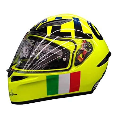 AGV E2205 Top Casco para Moto, Unisex-Adult, Multicolor, S