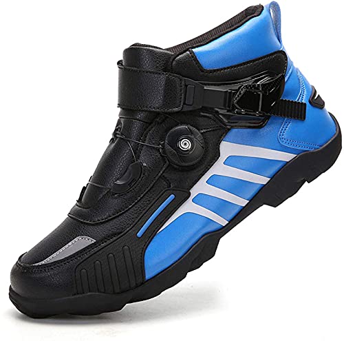 Ou Gecai Zapatos de locomotora para parejas, 4 estaciones, para mujeres, hombres, botas de motociclismo, carreras de velocidad, carretera, montaña, ciclismo, zapatos deportivos cortos, botas de moto