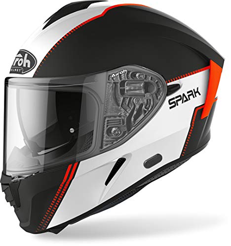 Airoh Casco Spark Flow naranja mate XXL