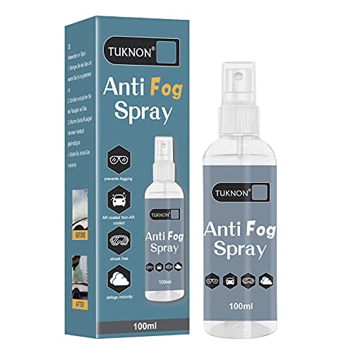 Spray Antivaho Coche, Spray Antivaho, Anti Fog Spray, Spray Antivaho Parabrisas, para Ventanas de Coche, Parabrisas, Espejos Retrovisores, Cascos de Moto,100 ml