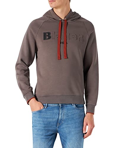 Blauer Sudadera con Capucha Cerrada, 952 Gris Hierro, 54 para Hombre