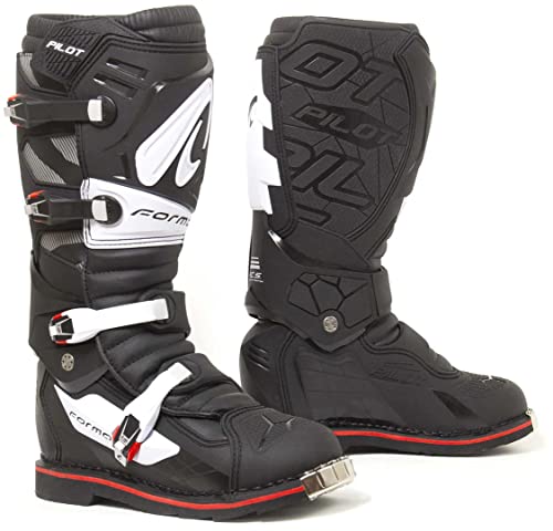 FORMA Pilot FX, Botas para Moto Unisex Adulto, Negro, 45 EU