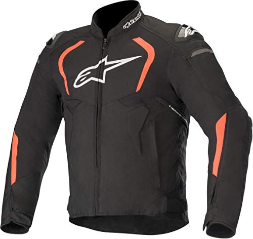 Alpinestars Chaqueta moto T-gp Pro V2 Jacket Black Red Fluo, Negro/Rojo, M