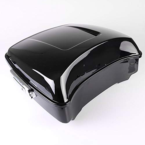 Baúl Top Case Chopped Compatible para Harley Davidson Touring 14-20 sin Respaldo Negro LC