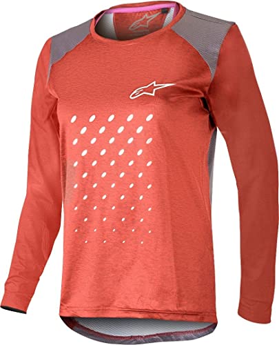 Alpinestars Stella Alps 6.0 LS Jersey Camiseta, Rojo, M Unisex