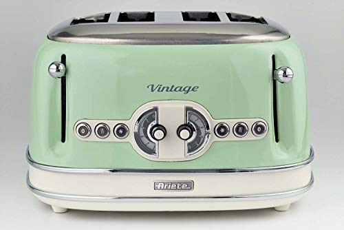 Ariete 00C015604ARO Tostador, 1630 W, Verde pastel