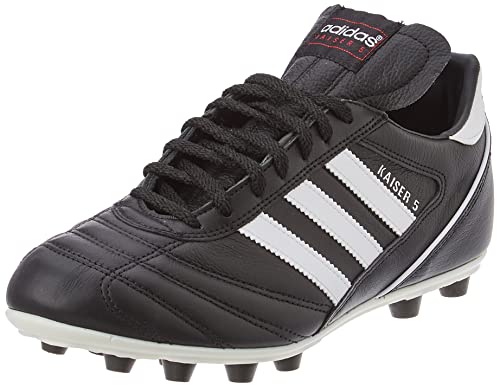 adidas Kaiser 5 Liga, Zapatillas de Fútbol Hombre, Negro Blackrunning White Footwear Red, 44 EU