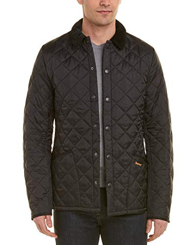 Barbour Heritage Liddesdale Quilted Jacket Negro L