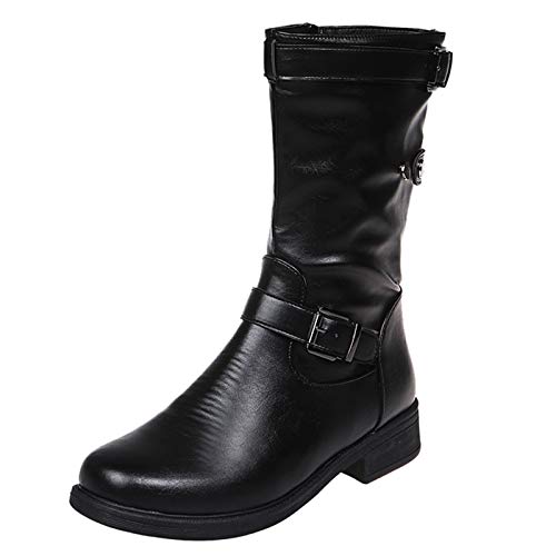 Botas Nieve Altas Mujer - Bota Ancho Especial Mujer Botas Retro Botas Mosqueteras Mujer Planas Botas De Tacon Alto Mujer Sexy Botas Mujer Baratas Planas Botas Medias De OtoñO E Invierno