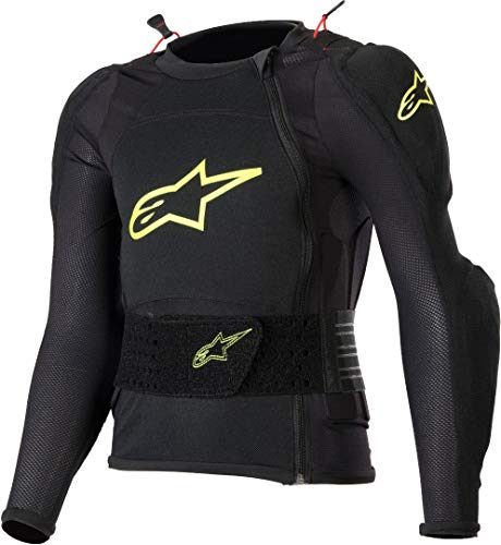 Alpinestars Bionic Plus Youth Protection Jacket - Long Sleeve Black/Fluo Yellow