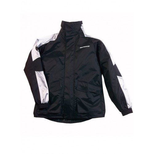 BERING Chaqueta moto MANIWATA Negro/Plata, Negro, 4XL