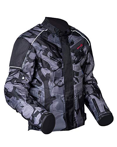 CHAQUETA DE MOTO BLACK URBAN - TALLA M