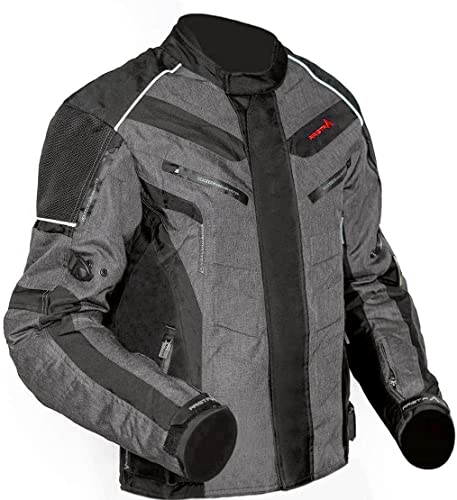 ARISTA CHAQUETA DE MOTO DARK GREY CORDURA TALLA 2XL