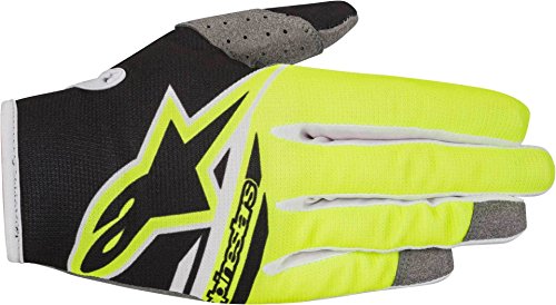 Alpinestars Guantes de vuelo Radar unisex para adultos, color negro/amarillo, 2X (multicolor, talla única)