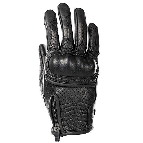 Vquattro - Guantes de moto homologados CE para mujer ELLA negro M