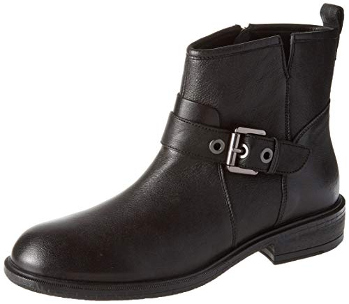 Geox D Catria E, Botines para Mujer, Negro (Black), 35 EU