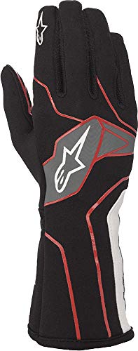 Alpinestars TECH-1 K V2 GLOVES - BLACK/RED/WHITE - L