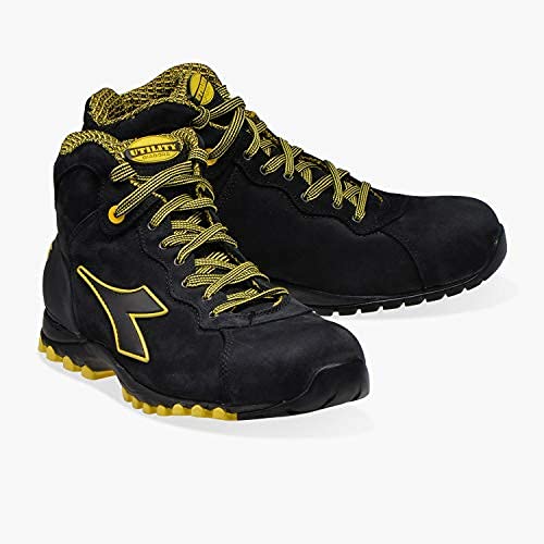 Utility Diadora BEAT DA2 MID S3 HRO SRC, BEAT DA2 MID S3 HRO SRC Unisex Adulto, NEGRO, 43 EU