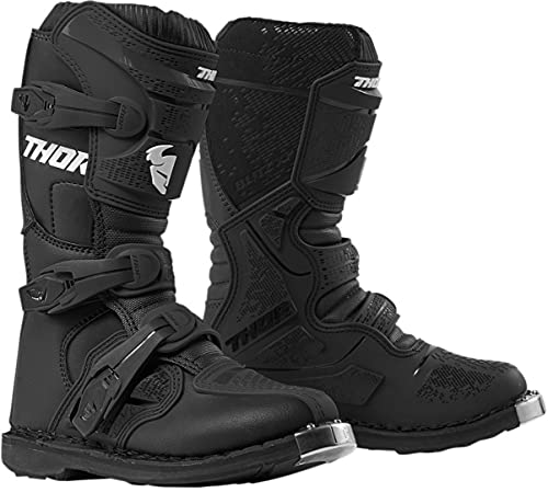 Thor Blitz XP - Botas de motocross para jóvenes, color negro