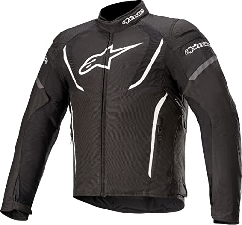 Alpinestars T-Jaws V3-Chaqueta Impermeable, Color Negro y Blanco Ropa de Motocicleta, 4XL para Hombre