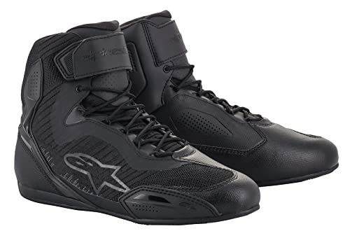 Alpinestars Zapatos Stella Faster 3 Rideknit para Mujer, Botas Tech 7 Unisex Adulto, Negro Y Gris Oscuro, 36.5 EU