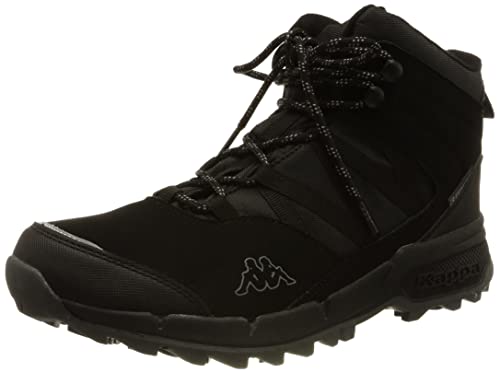 Kappa, Winter Boots,Trekking Shoes Hombre, Black, 43 EU