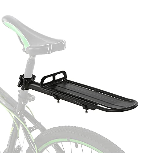 Taruor Portaequipaje, bicicleta trasera, portaequipaje, bicicleta, portaequipaje, bicicleta, retráctil, aleación de aluminio, Rack para bicicleta, bolsa de equipaje, carrier