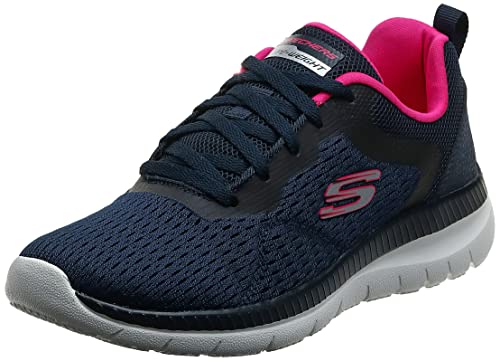 Skechers Bount Mujer Zapatillas Deportivas para Correr Azul Marino/Rosa EUR 37