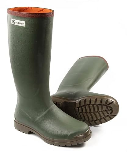 Bota Blimey de caucho de horma ancha modelo Terra, bota de lluvia, bota de goma (43)