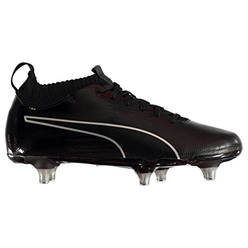 PUMA FTB II Evoknit SG Botas de fútbol juvenil, triple negro, 29 EU