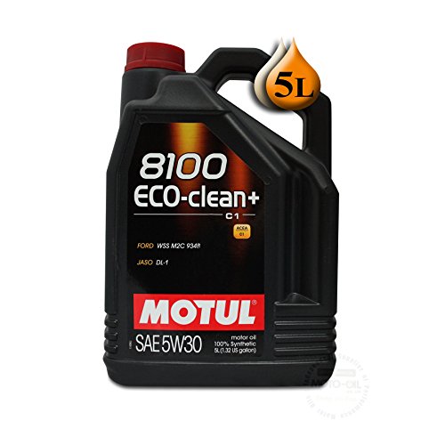 5ltr. Motul 8100 Eco-Clean + Aceite para Motores 5W-30