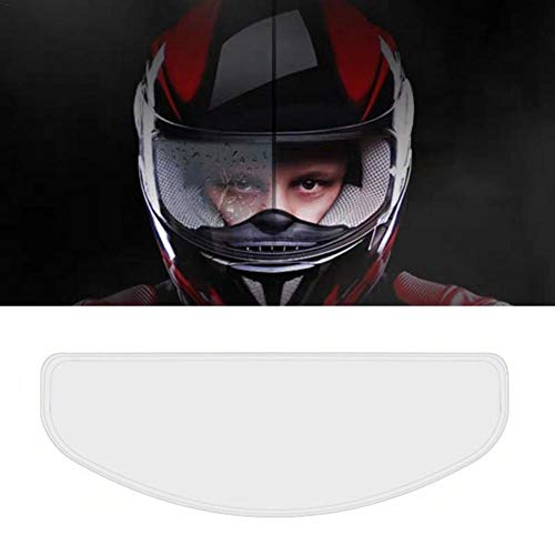 Película antivaho para casco de moto, película protectora transparente HD que ofrece una claridad de 99,9, 25 x 9 cm