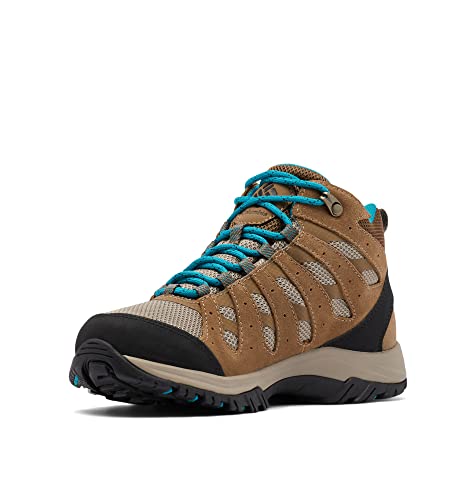 Columbia Redmond 3 Mid Waterproof Botas Montaña De Senderismo Y Trekking impermeables para Mujer, Marrón (Khaki II x Sea Level), 41 EU