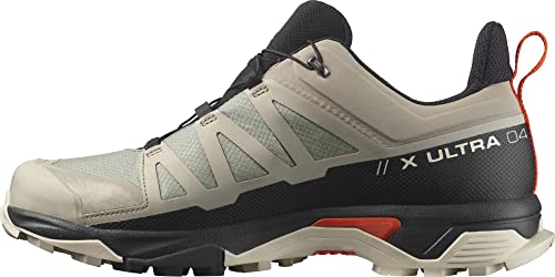 SALOMON X Ultra 4, Sneaker Hombre, Vintage Caki Black Cherry Tomato, 46 EU