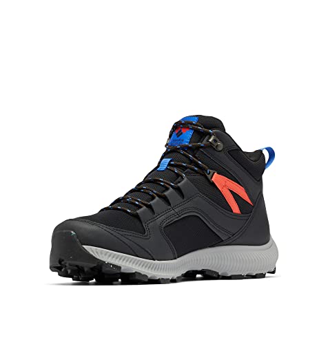 Columbia Re-Peak Mid Botas Montaña De Senderismo Y Trekking para Hombre, Negro (Black x Spicy), 43 EU