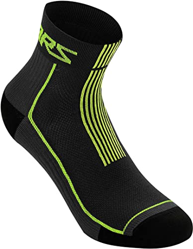 Alpinestars Summer 9 Calcetines (Black/Yellow,M)