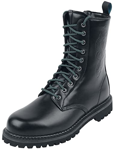 HARRY POTTER Death Eater Hombre Botas Negro EU42 Poliuretano Schnürung