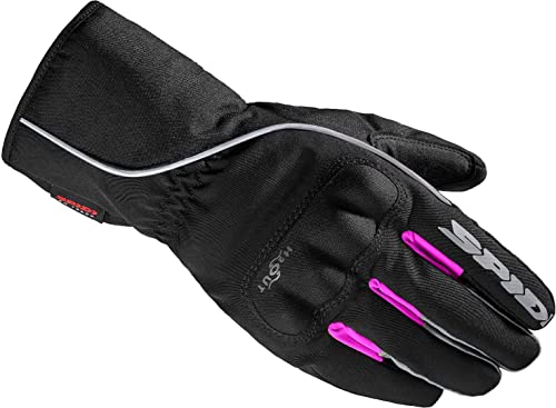 SPIDI WNT-2 Botas de Moto para Mujer (Black/Pink,XL)