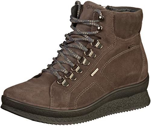 IGI&Co GORE-TEX 21668 - botines de caño bajo de Cuero Mujer, color Gris, talla 40 EU