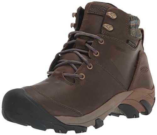 Keen Targhee II Botas de Invierno WP-m, Zapatos de Senderismo Hombre, Cantina Verde Cuadros, 43 EU