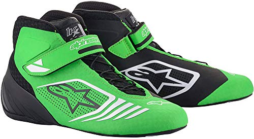 Alpinestars Tech 1-KX 2712118-1126-4.5 - Zapatillas de karting (talla: 4.5, negro/verde/blanco)